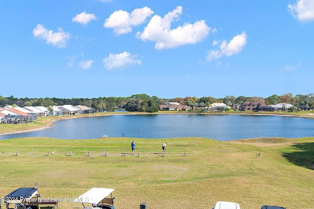 property view of water