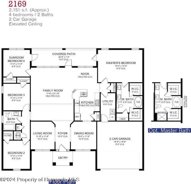 12283 Ipswich Sparrow Rd, Weeki Wachee, FL 34614 - home floor plan