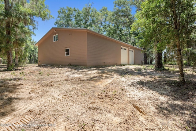 view of side of property