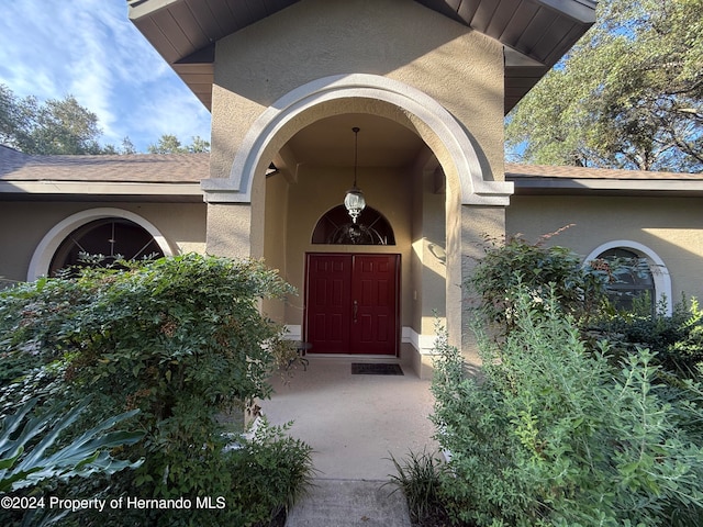 view of property entrance