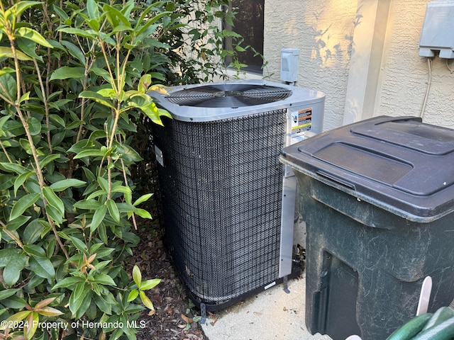 exterior details featuring central air condition unit