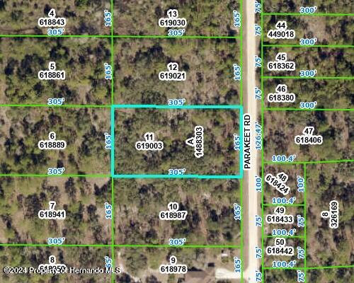 18183 Parakee Rd, Weeki Wachee FL, 34614 land for sale