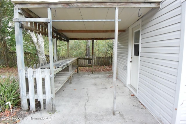 view of patio