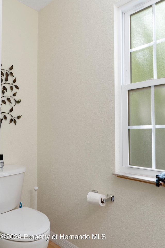 bathroom with toilet