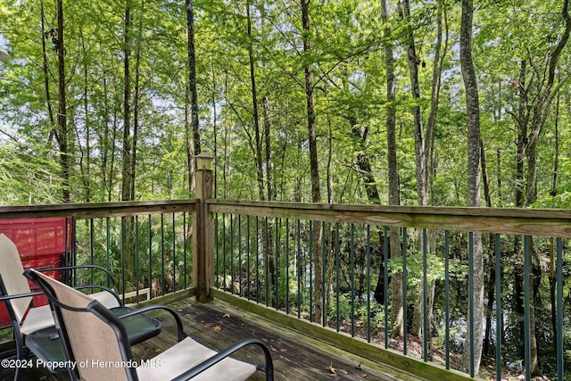7413 Gettysburg Dr, Weeki Wachee, FL 34607 - view of wooden terrace