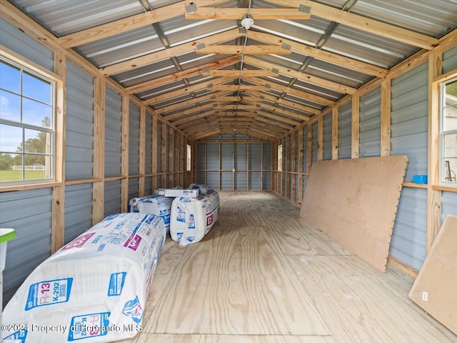 view of storage room