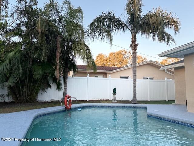 view of pool