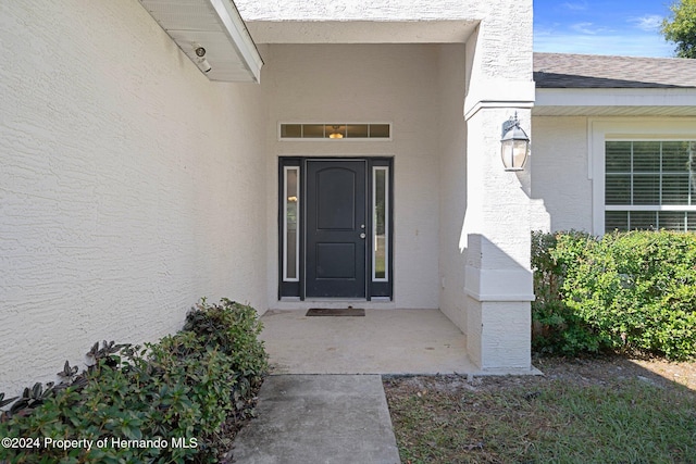 view of property entrance