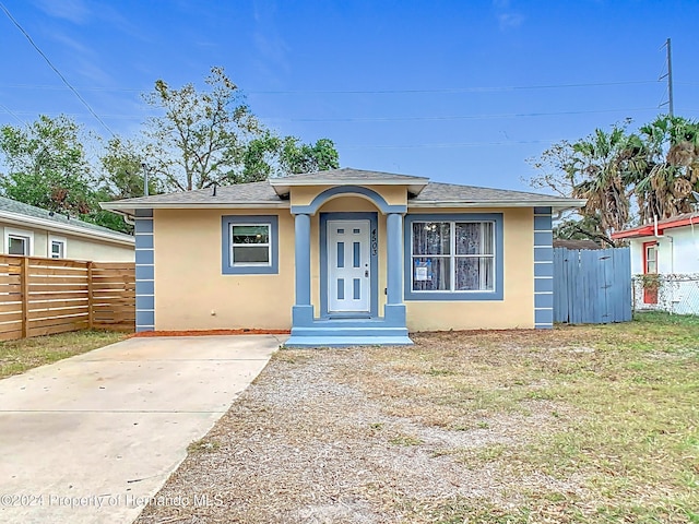 view of bungalow