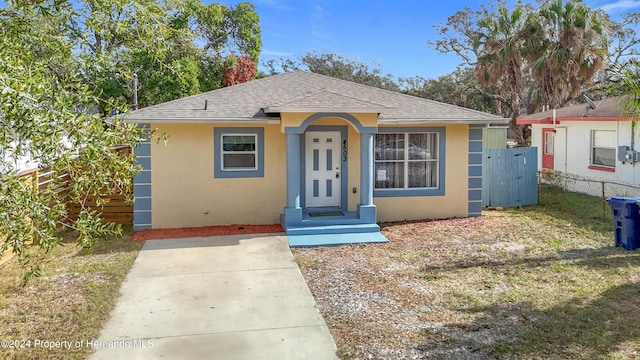 view of bungalow-style home