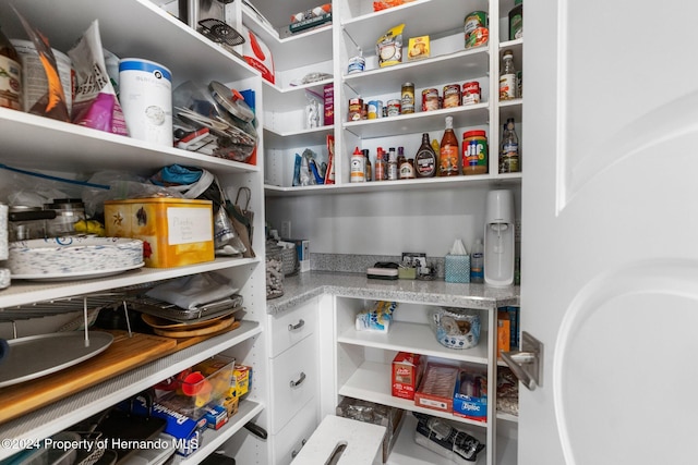 view of pantry