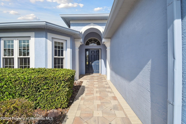 view of entrance to property