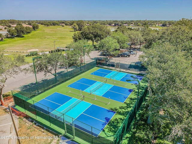 view of sport court