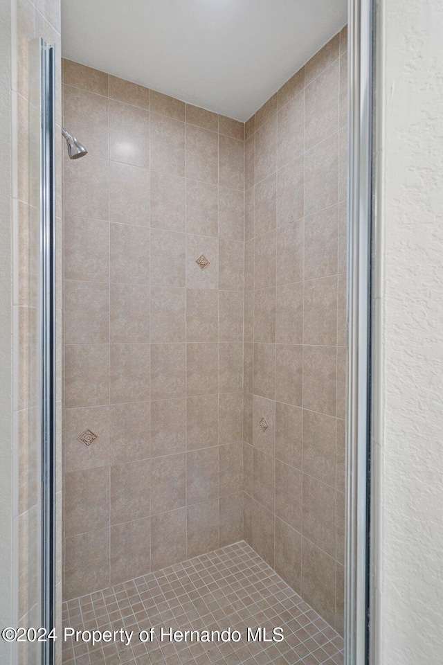 bathroom with walk in shower