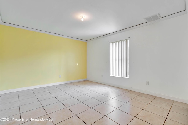 view of tiled empty room