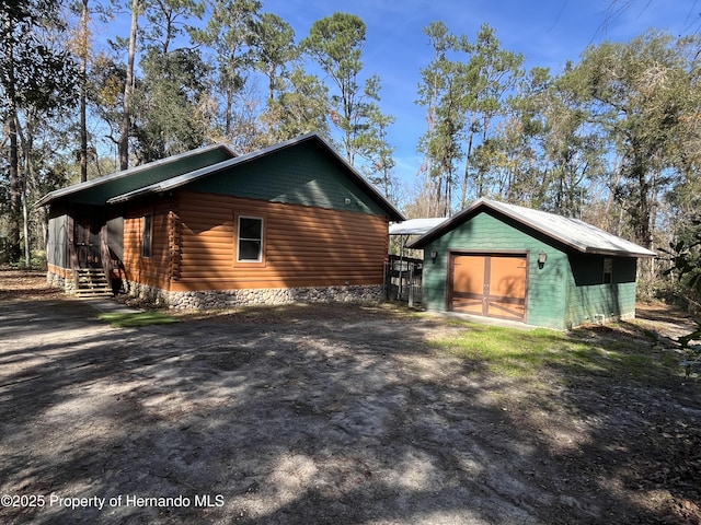 view of property exterior