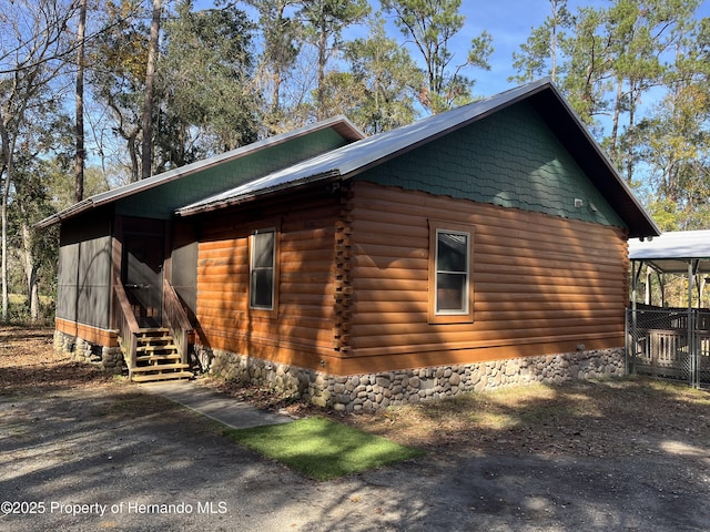 view of side of home