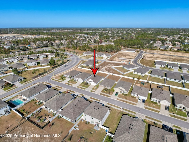 3337 Autumn Amber Dr, Spring Hill, FL 34609 - aerial view of property and surrounding area with nearby suburban area