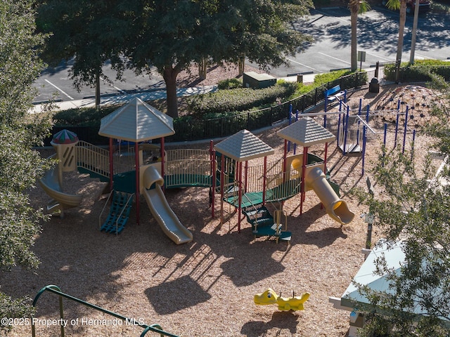 view of play area