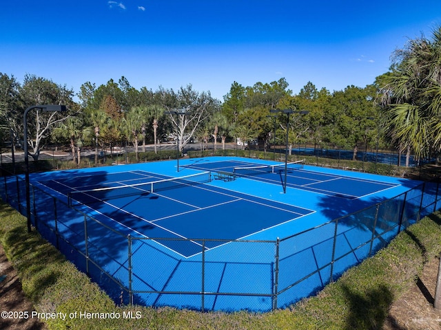 3337 Autumn Amber Dr, Spring Hill, FL 34609 - view of tennis court
