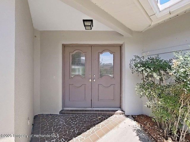 view of entrance to property