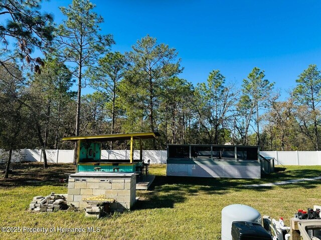 view of yard