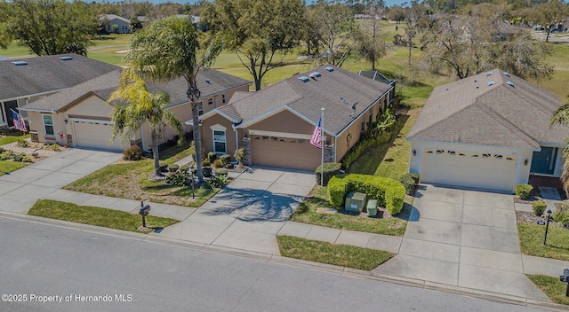 bird's eye view featuring a residential view