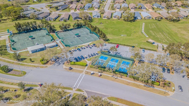 bird's eye view featuring a residential view