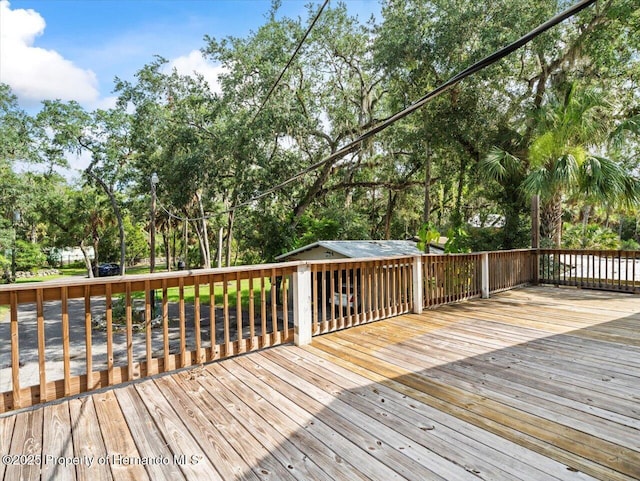 view of deck