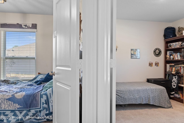 bedroom featuring carpet floors