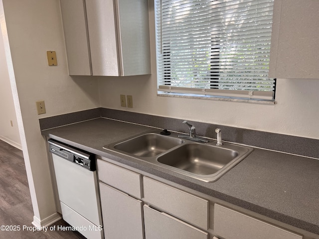 kitchen with dishwasher and sink