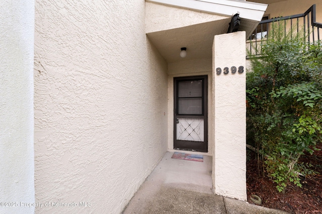 view of entrance to property