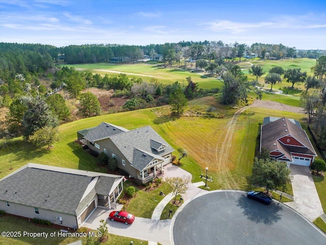 drone / aerial view featuring a rural view