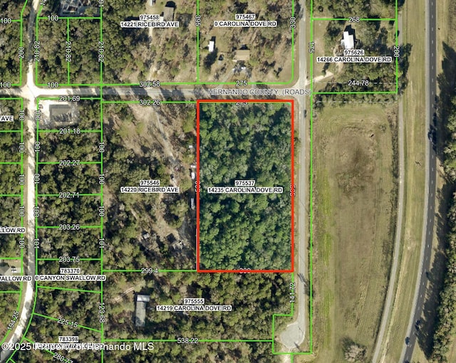 14235 Carolina Dove Rd, Weeki Wachee FL, 34614 land for sale