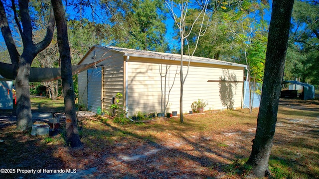 view of outbuilding