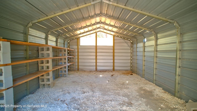 view of storage