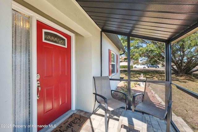 view of entrance to property