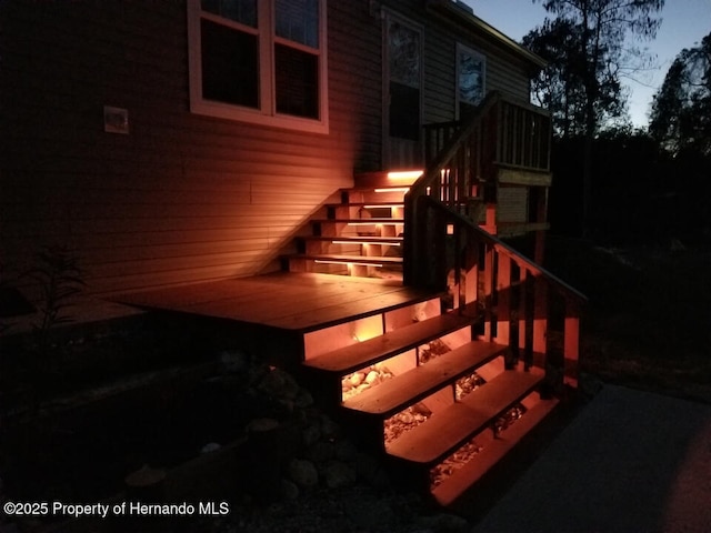 view of staircase