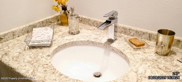 room details with a sink