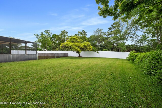 view of yard