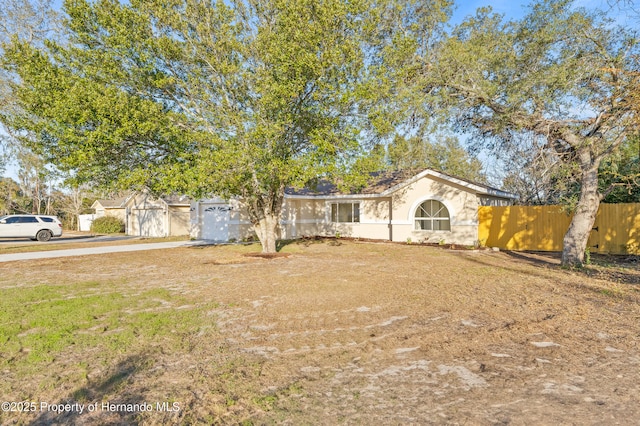 view of ranch-style home