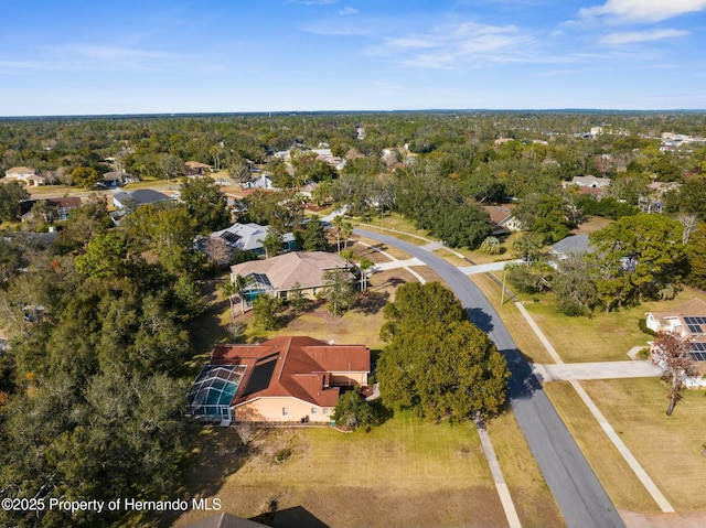 drone / aerial view featuring a residential view