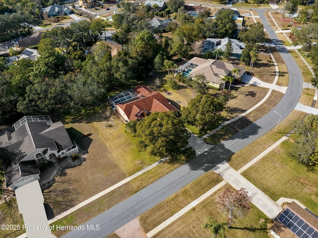 drone / aerial view featuring a residential view