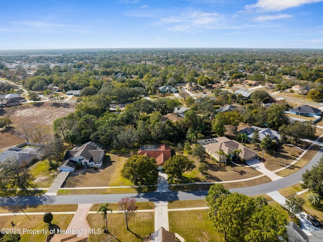 drone / aerial view featuring a residential view