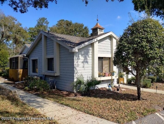 view of side of property