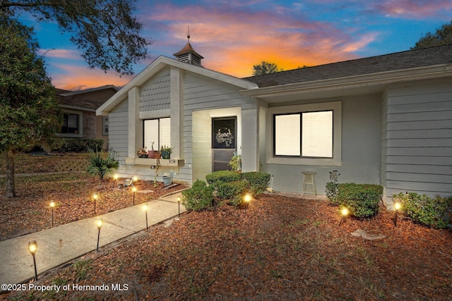 view of ranch-style home