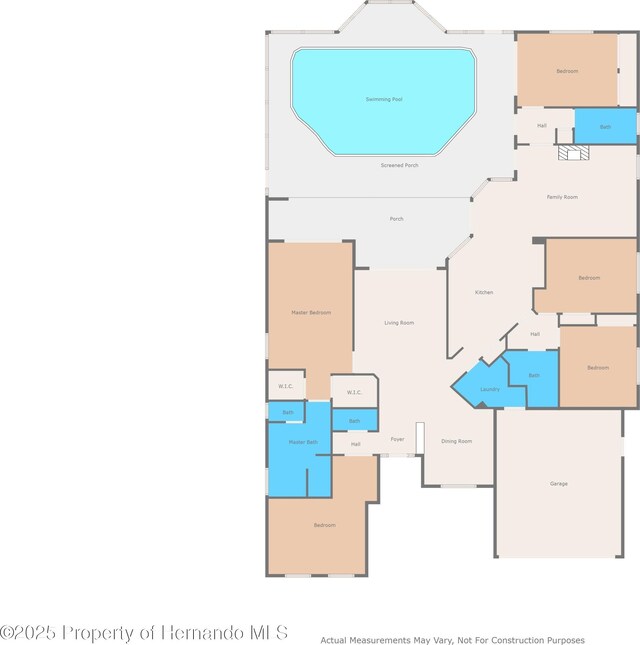 4412 Lake In The Woods Dr, Spring Hill, FL 34607 - plan