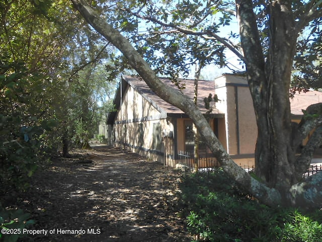 view of side of property