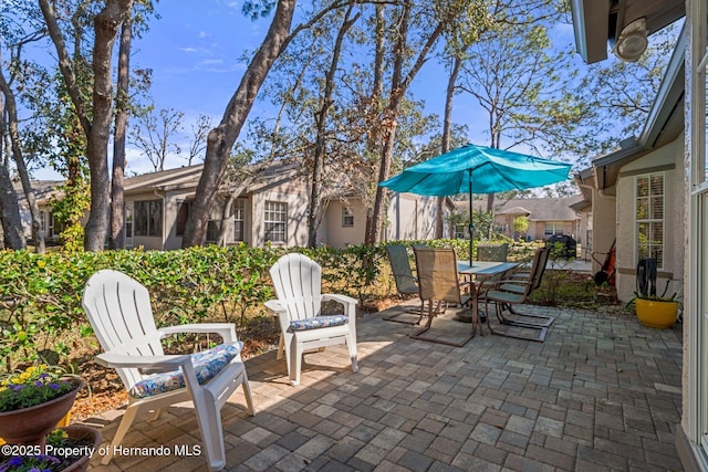 view of patio