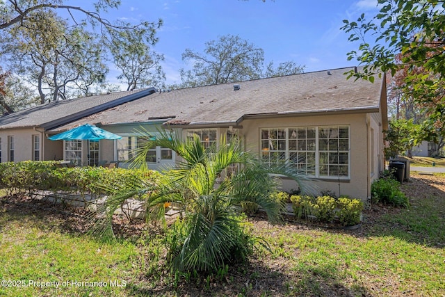 view of back of property